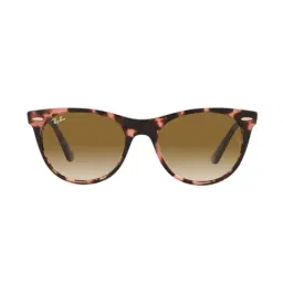 Ray-Ban 0RB2185 Light Brown Round Sunglasses - 55 mm-16