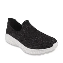 Metro Women's Black Walking Shoes-16