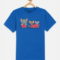 Tom & Jerry Printed Tshirt For Boys-image-77