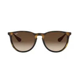 Ray-Ban 0RB4171 Dark Brown Gradient Erika Round Sunglasses - 54 mm-47