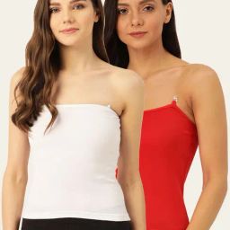 Lady Lyka Multicolor Cotton Camisole (Pack of 2)-picture-29