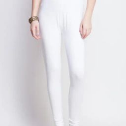 Dollar Missy White Cotton Leggings-image-45