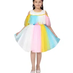 Aarika Kids Multicolor Solid Dress-image-14