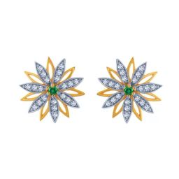P.C. Chandra Jewellers 14k Gold Earrings for Women-picture-37