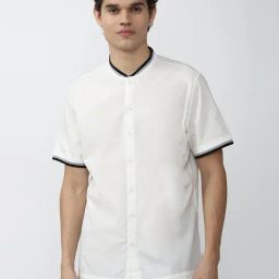 Forever 21 White Regular Fit Shirt-image-86