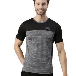 Proline Black & Grey Crew T-Shirt-image-28