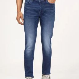 Lee Dark Indigo Cotton Skinny Fit Jeans-image-22