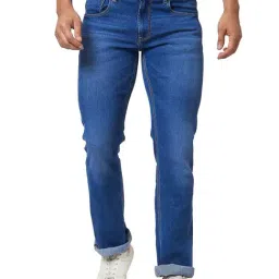Spykar Blue Cotton Bootcut Fit Jeans-picture-15