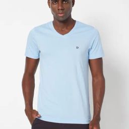 Sporto Iris Blue Regular Fit T-Shirt-image-33