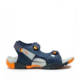 Asian Men VISTARA-24 Orange & Navy Sandals-image-8