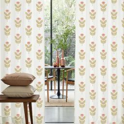 Urban Space Cotton Peach Room Darkening 8 ft Long Door With Tieback & Eyelets - Set of 2-image-95