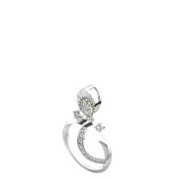 VALANOVA Women & 925 Sterling Silver Diamond Pendant-image-25