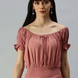 showoffff SHOWOFF Taupe Plain Top-picture-26