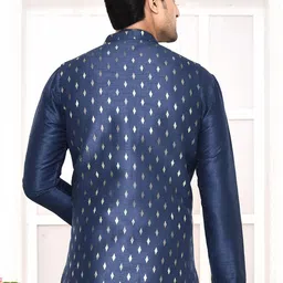 MAAHI FABS Printed Brocade Nehru Jacket image 4
