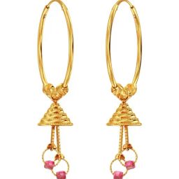 Joyalukkas 22k (916) Yellow Gold Delighted Earring for Women-image-39