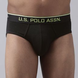 U.S. Polo Assn. Men Black Solid Coolmax Briefs I706-002-PL-picture-38