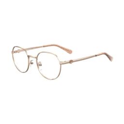 Chiara Ferragni Rose Gold Oval Eye Frames for Women-image-66