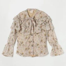 Tiny Girl Gray Printed Top-image-46