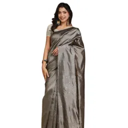 Fabindia Grey Woven Design Saree-picture-41