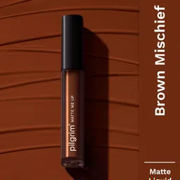 Pilgrim Matte Me Up Liquid Long-Lasting & Non-Drying Lipstick - 3 ml - Brown Mischief - 20-3