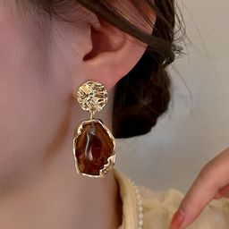 Aurelva Women French Retro Drop Earrings-image-6