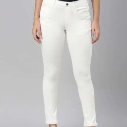 Go Colors! White Mid Rise Jeggings-picture-28