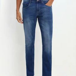 Allen Solly Blue Cotton Slim Fit Jeans-image-19