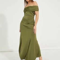 Styli Green Maxi Dress-image-87