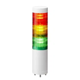 Patlite Signal Tower Light without Buzzer/Flashing, 50 mm 24 V DC Red, Amber, Green, LR5-302WJNW-RYG-51