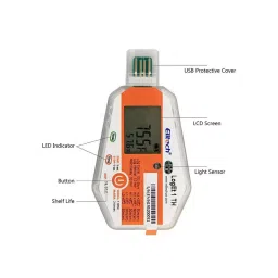 Elitech USB 2.0 Temperature and Humidity Data Logger, LogEt 1TH image 4