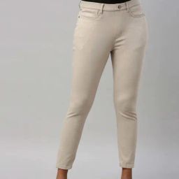 Go Colors! Beige Mid Rise Jeggings-image-84