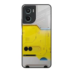 QRIOH Unisex Motorola G05 Quirky Shockproof Glass Back Case-picture-43