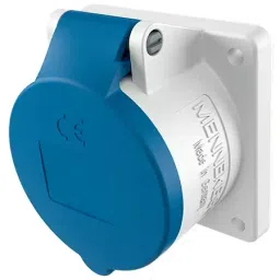 Mennekes 1366 Standard 16 A Panel Mounted Receptacle 3p 230V-26