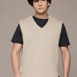 The Roadster Lifestyle Co. Ribbed Sweater Vest-picture-55