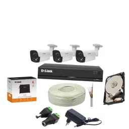 D-LINK 16 CHANNEL CCTV KIT ACCESSORIES DVR 16 CH 2 MP BULLET CAMERA 500GB SURVEILLANCE HARD DRIVE-22
