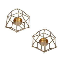 Amaya Decors Gold-Toned 2 Pieces Candle Holder-image-62