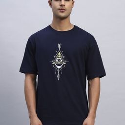 PYRO SPIRIT Men Graphic Printed Round Neck Cotton Relaxed Fit T-shirt-image-93