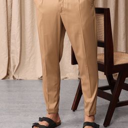 Mr Bowerbird Men Tailored Fit Vintage Pleated Trousers-picture-12
