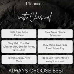 Geo OrganiX Charcoal Deep Cleansing Face Wash- 200 ml image 3