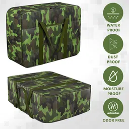 Kuber Industries Green Set of 4 Regular Multi-Utility Organisers image 5