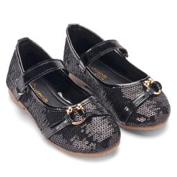 Cute Walk By Babyhug Buckle Closure Bellies With Sequin Detailing - Black-image-87