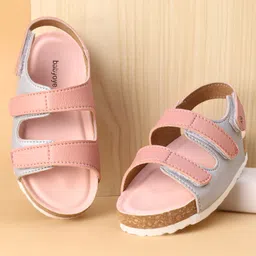 Babyoye Sandals  with Velcro Closure - Pink-picture-39