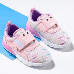 Cute Walk by Babyhug Velcro Closure Sneaker Shoes With Animal Print - Pink-image-85