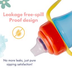 Adore Sigma Soft Spout Sipper with Twin Handle and Dust Free Cap -150ml image 2