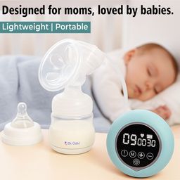 Dr. Odin OEP002 Electric Breast PumpPortable & Rechargeable with Touch Screen, 3 Modes & 27 Suction Levels, Soft Silicone Flange, Auto Shutdown, BPA-Free for Comfortable Pumping image 4