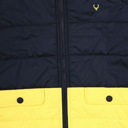 Allen Solly Junior Boys Colourblocked Open Front Jacket with Patchwork image 3