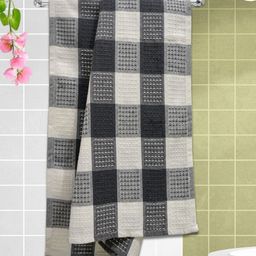 Athom Living Premium Cotton Bath Towel 75 x 150 Grey Colour Pack of 1-image-11