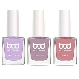 BAD COMPANY Set Of 3 No Toxin Nail Lacquer - 10ml each image 5