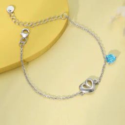 GIVA 925 Silver Adore Love Adjustable Bracelet-image-71
