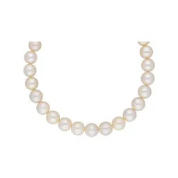 Sri Jagdamba Pearls White & Golden Alloy Necklace-14